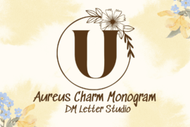 Aureus Charm Monogram Font