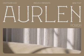 Aurlen Rough Demo Font