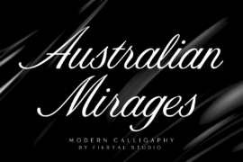Australian Mirages Font Family