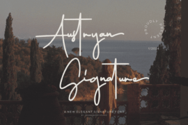 Austryan Signature Font