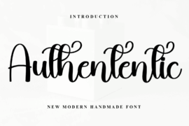 Authententic Font
