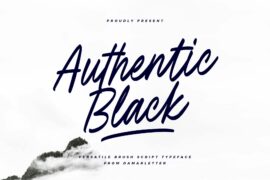 Authentic Black Font