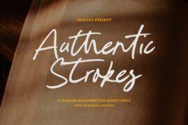 Authentic Strokes Font