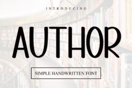 AUTHOR Font