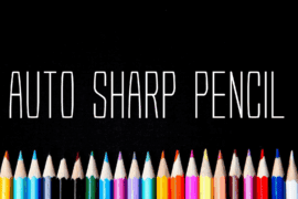 Auto Sharp Pencil Font