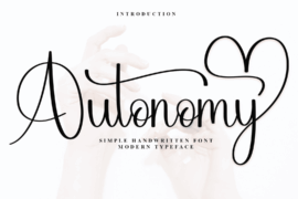 Autonomy Font