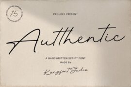 Autthentic Font