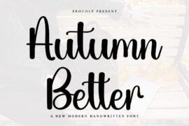 Autumn Better Font