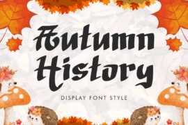 Autumn History Demo Font