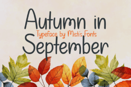 Autumn in September Font