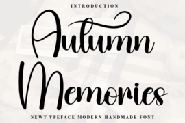 Autumn Memories Font