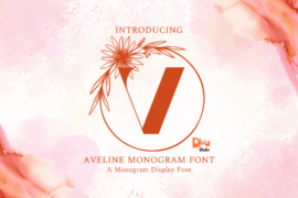 Aveline Monogram Font