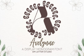 Avelynne Monogram Font