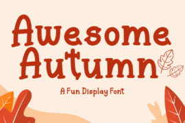 Awesome Autumn Font