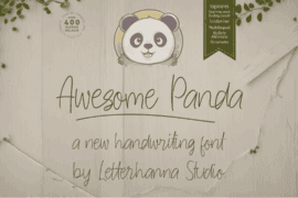 Awesome Panda Font