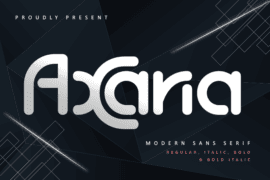 Axaria-Personal use Font