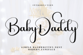 Baby Daddy Font