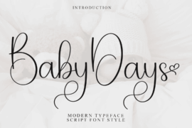 Baby Days Font
