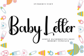 Baby Letter Font