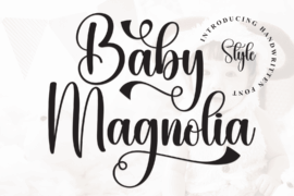 Baby Magnolia Font