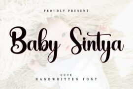 Baby Sintya Font