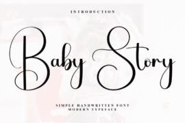 Baby Story Font