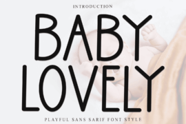 Babyish Vacation Font