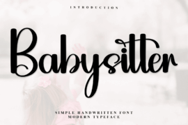 Babysitter Font