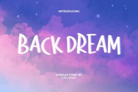 Back Dream Demo Font