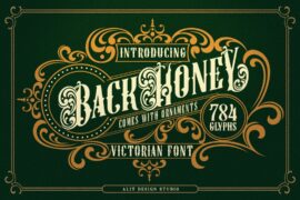 Back Honey Font