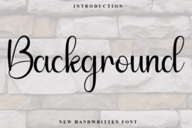 Background Font