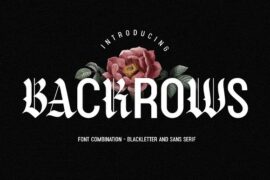 Backrows Font Family
