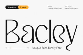 Bacley DEMO Font
