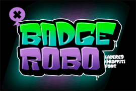 Badge Robo Font Family