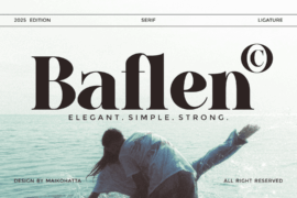 Baflen Font
