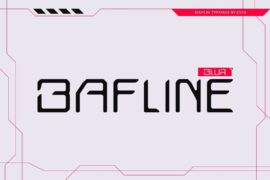 Bafline Blur Demo Font