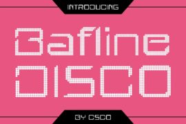 Bafline Disco Demo Font