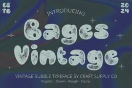 Bages Vintage Demo Font