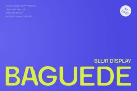 Baguede Blur Demo Font