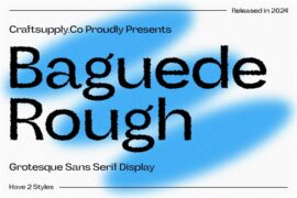 Baguede Rough Demo Font
