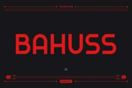 BAHUSS Font