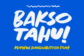 Bakso Tahu! Font