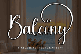 Balcony Font