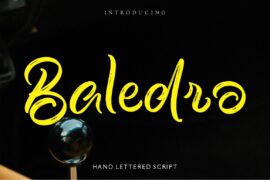 Baledro Font