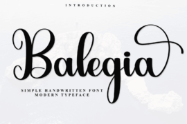 Balegia Font