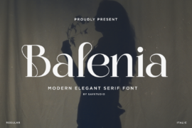 Balenia DEMO Font Family