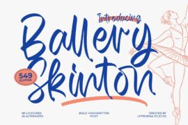 Ballery Skinton DEMO VERSION Font