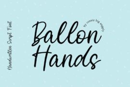 Ballon Hands Font