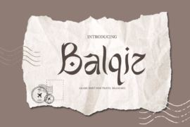 Balqiz Trial Font