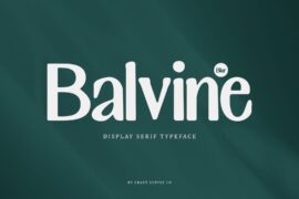 Balvine Blur Demo Font